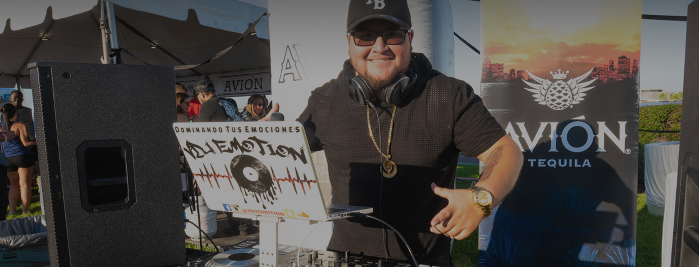 DJ at a festival
